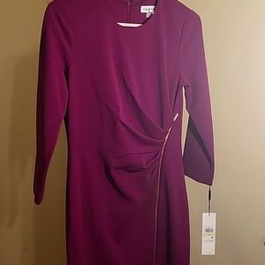 Purple Calvin klein party dress